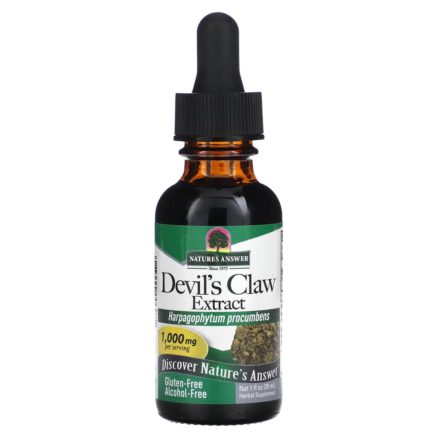 Nature’s Answer, Devil's Claw Alcohol Free Extract, 1 Oz UPC 083000006081 | Hilife Vitamins
