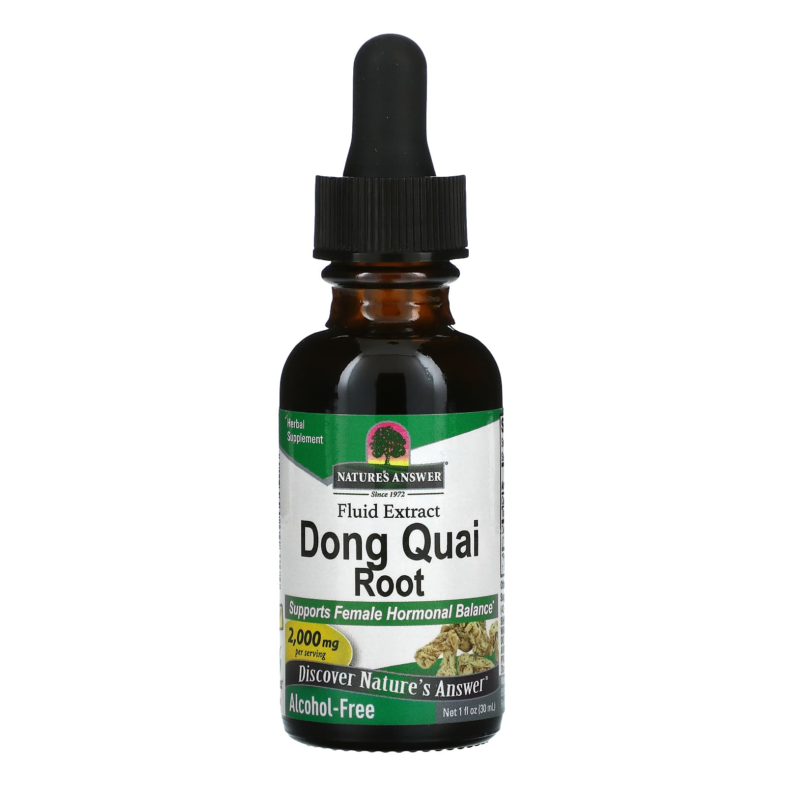 Nature’s Answer, Dong Quai Alcohol Free Extract, 1 Oz UPC 083000006104 | Hilife Vitamins