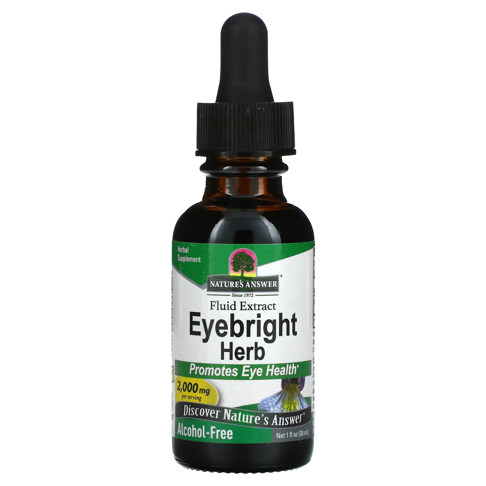 Nature’s Answer, Eyebright Alcohol Free Extract, 1 Oz UPC 083000006142 | Hilife Vitamins
