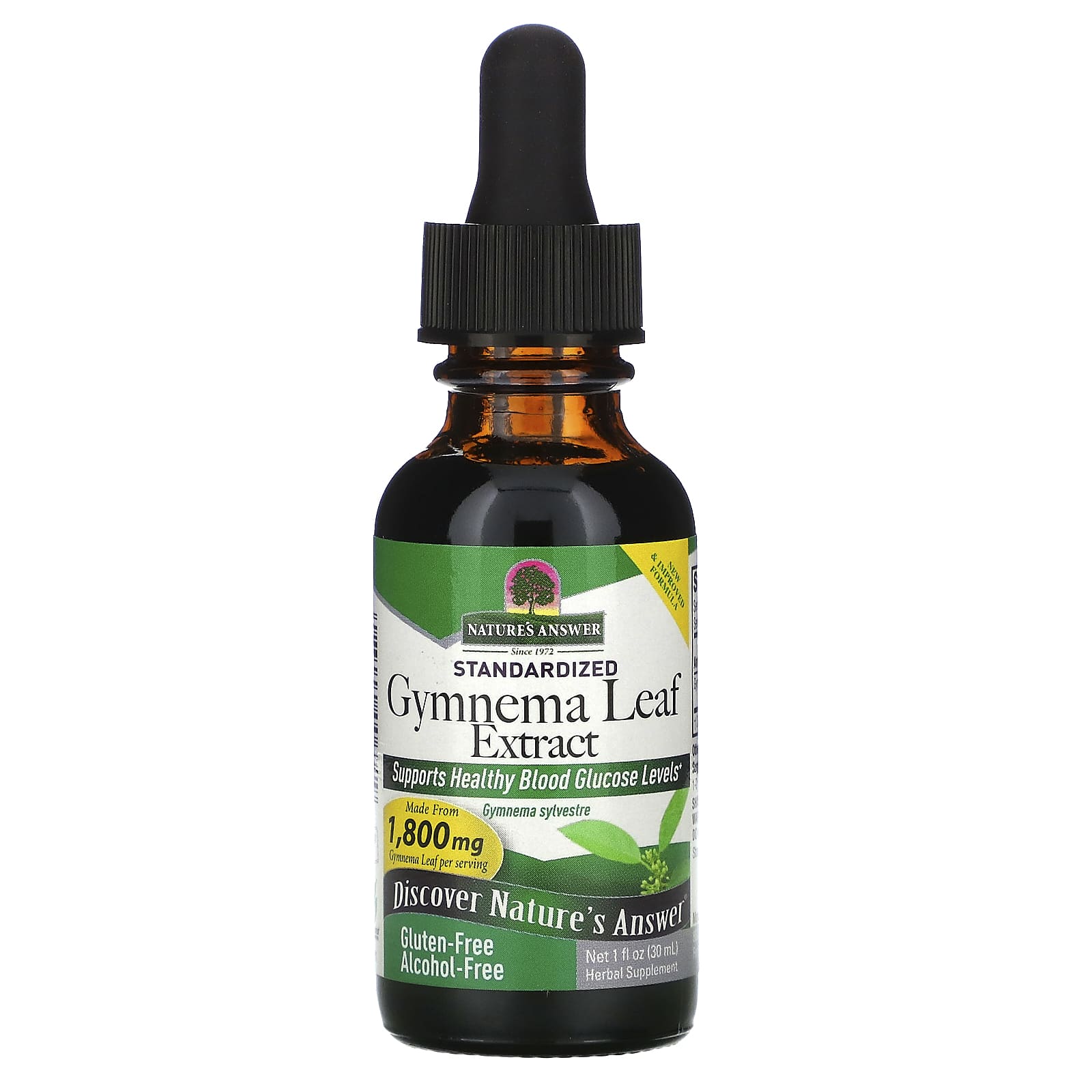 Nature’s Answer, Gymnema Leaf Extract Alcohol Free, 1 Oz Liquid UPC 083000006319 | Hilife Vitamins