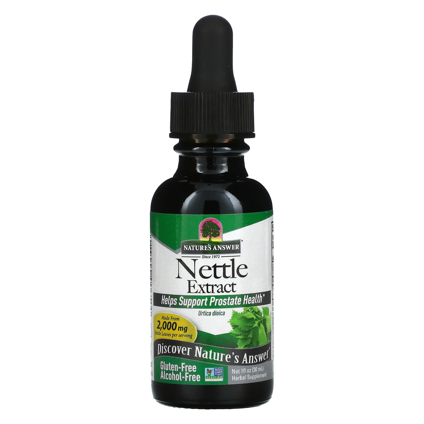 Nature’s Answer, Nettles Alcohol Free Extract, 1 Oz UPC 083000006500 | Hilife Vitamins