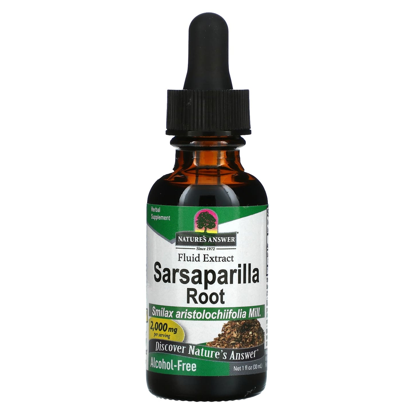 Nature’s Answer, Sarsaparilla Alcohol Free Extract, 1 Oz UPC 083000006692 | Hilife Vitamins