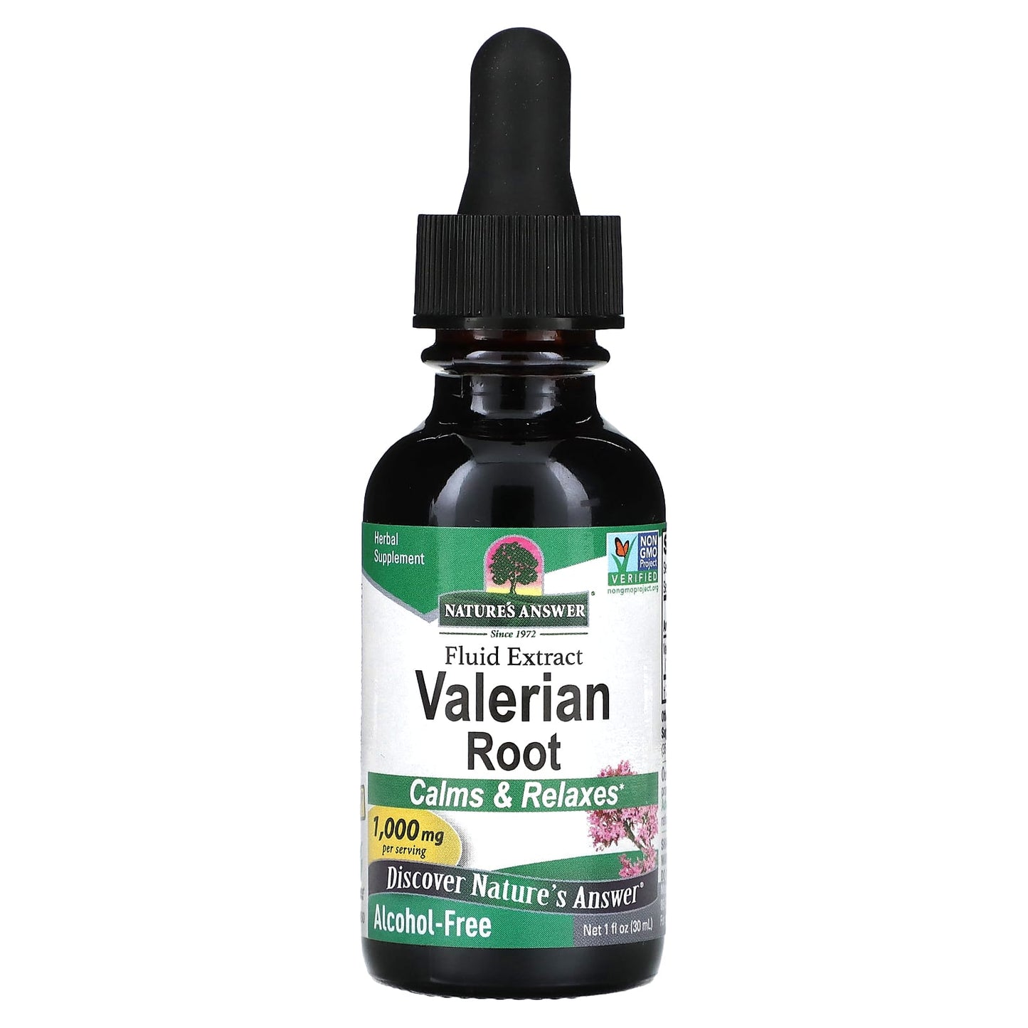 Nature’s Answer, Valerian Root Alcohol Free Extract, 1 Oz Ounces UPC 083000006807 | Hilife Vitamins