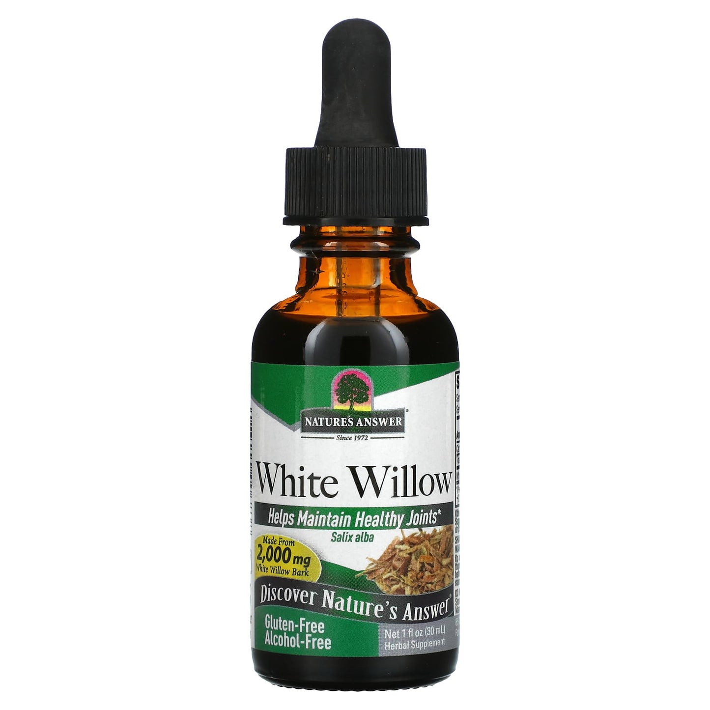 Nature’s Answer, White Willow Bark Alcohol Free Extract, 1 Oz UPC 083000006838 | Hilife Vitamins