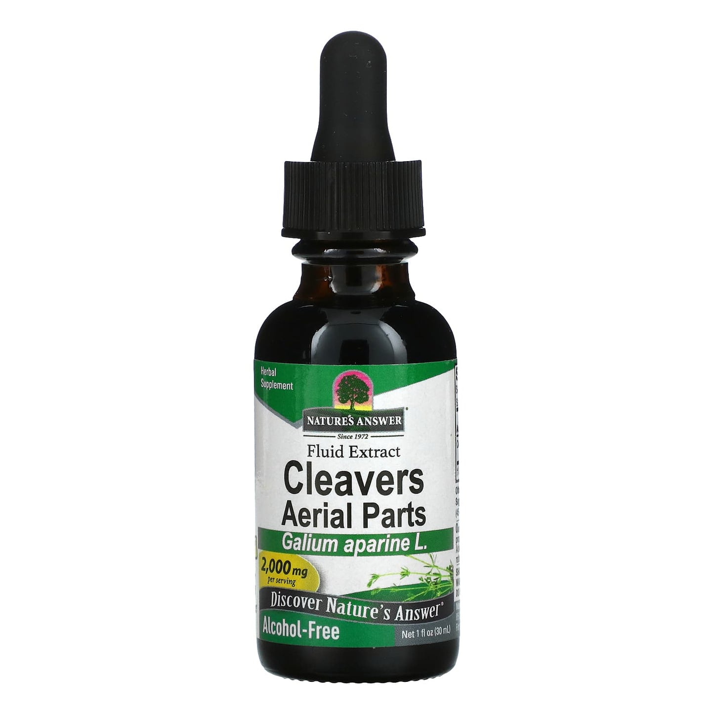 Nature’s Answer, Cleavers Alcohol Free, 1 Oz UPC 083000007187 | Hilife Vitamins