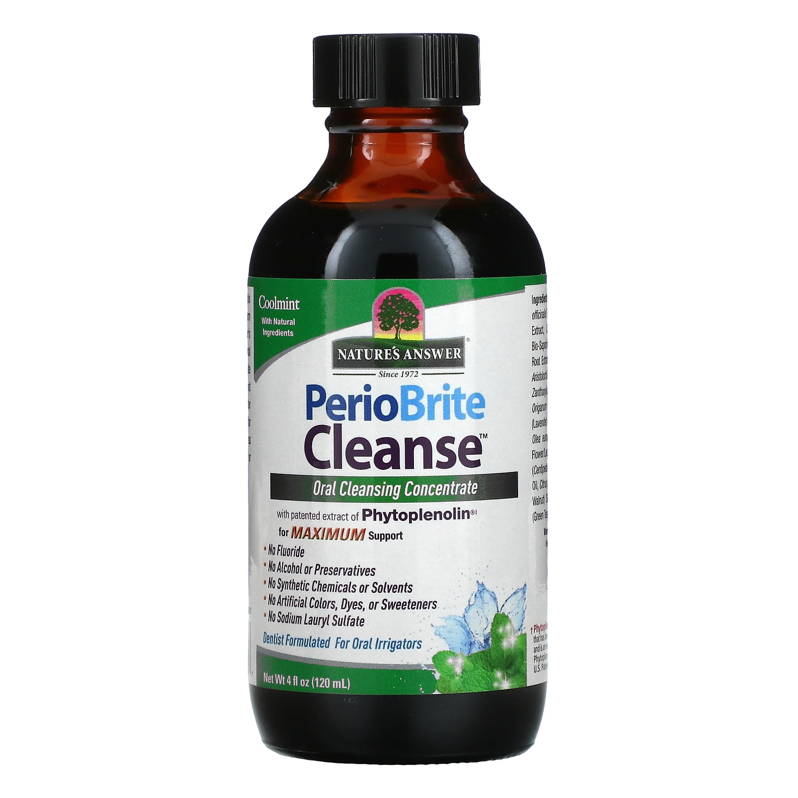 Nature’s Answer, Periobrite Cleanse Oral Irrigating Concentrate, 4 Oz 4 OZ UPC 083000016417 | Hilife Vitamins