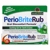 Nature’s Answer, Periobrite Rub Topical Analgesic, 0.5 Oz .5 OZ UPC 083000016424 | Hilife Vitamins