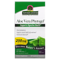 Nature’s Answer, Aloe Vera Phytogel, 90 Capsules UPC 083000161148 | Hilife Vitamins