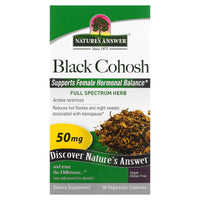Nature’s Answer, Black Cohosh Root, 90 Capsules UPC 083000161261 | Hilife Vitamins