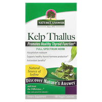 Nature’s Answer, Kelp Thallus, 100 Capsules UPC 083000162909 | Hilife Vitamins