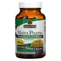 Nature’s Answer, Muira-Puama Bark, 90 Capsules UPC 083000163029 | Hilife Vitamins