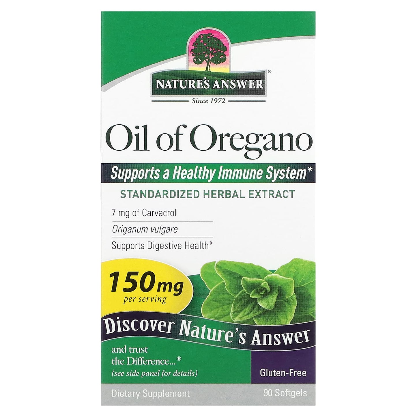 Nature’s Answer, Oil of Oregano, 90 Softgels UPC 083000163081 | Hilife Vitamins