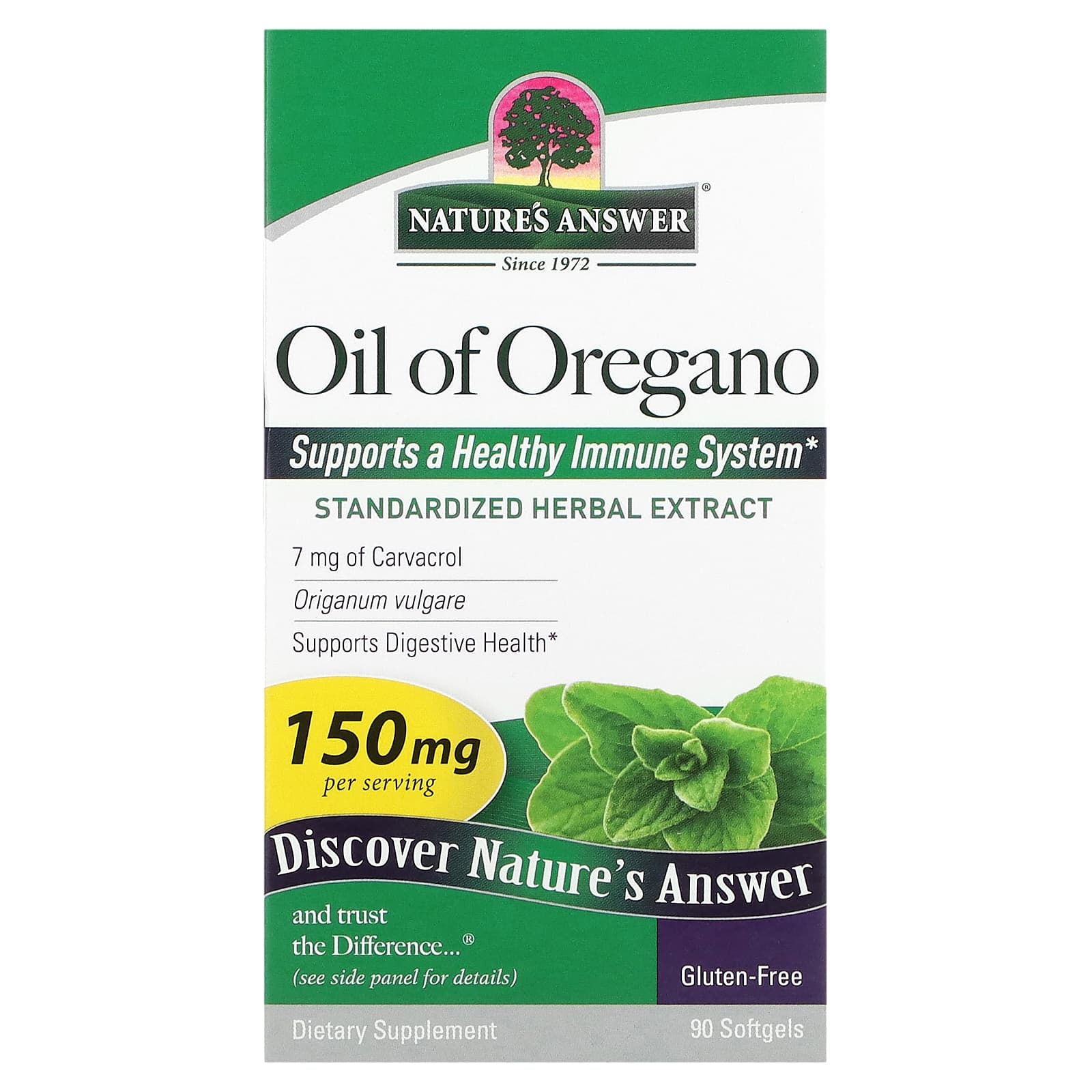 Nature’s Answer, Oil of Oregano, 90 Softgels UPC 083000163081 | Hilife Vitamins