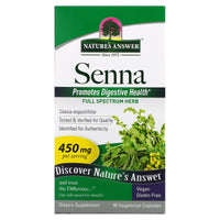 Nature’s Answer, Senna Leaf, 90 Capsules UPC 083000163302 | Hilife Vitamins