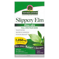 Nature’s Answer, Slippery Elm Bark, 90 Capsules UPC 083000163340 | Hilife Vitamins