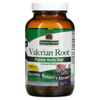 Nature’s Answer, Valerian Root, 180 Capsules UPC 083000163500 | Hilife Vitamins