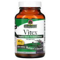 Nature’s Answer, Vitex Agnus-Castus (Chastetree Berry), 90 Capsules UPC 083000163548 | Hilife Vitamins
