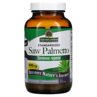 Nature’s Answer, Saw Palmetto Berry Extract, 120 Capsules UPC 083000164316 | Hilife Vitamins