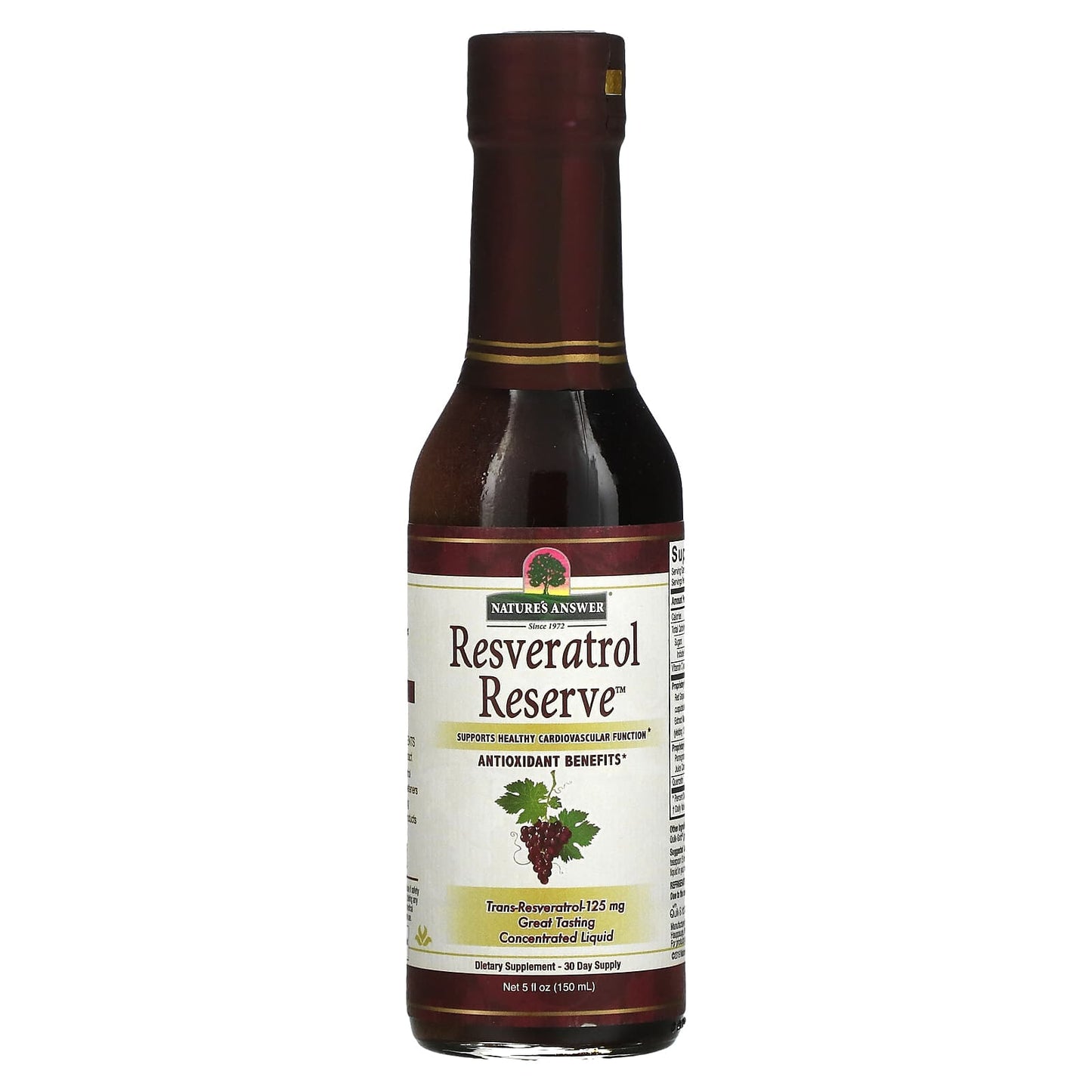 Nature’s Answer, Resveratrol Reserve, 5 Oz UPC 083000261770 | Hilife Vitamins
