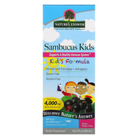 Nature's Answer, Sambucus Kids Formulas, 8 Oz UPC 083000262210 | Hilife Vitamins