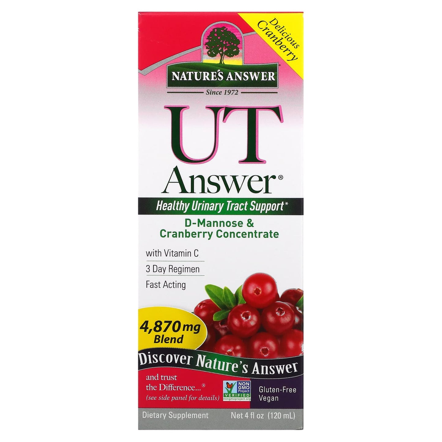 Nature’s Answer, Ut Answer, 4 Oz UPC 083000263705 | Hilife Vitamins