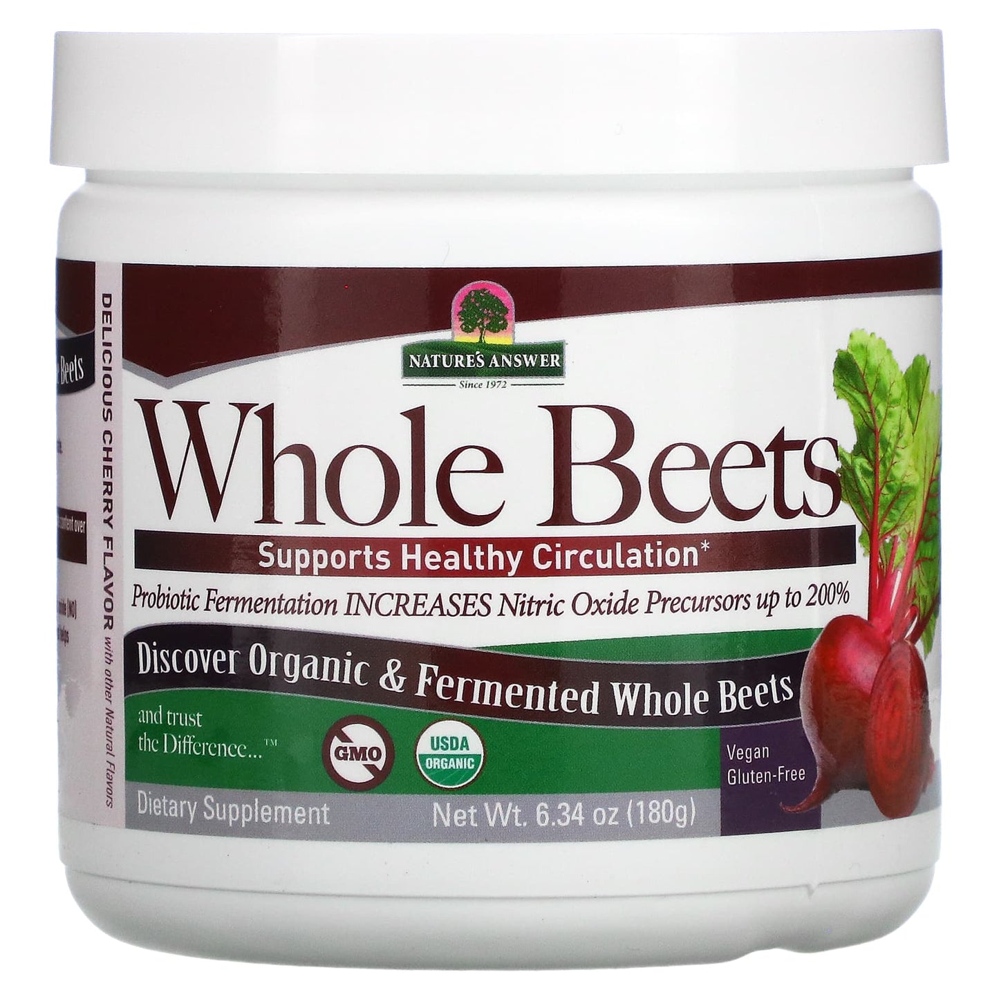 NATURE'S ANSWER, Whole Beets Powder, 6.34 Oz UPC 083000269103 | Hilife Vitamins