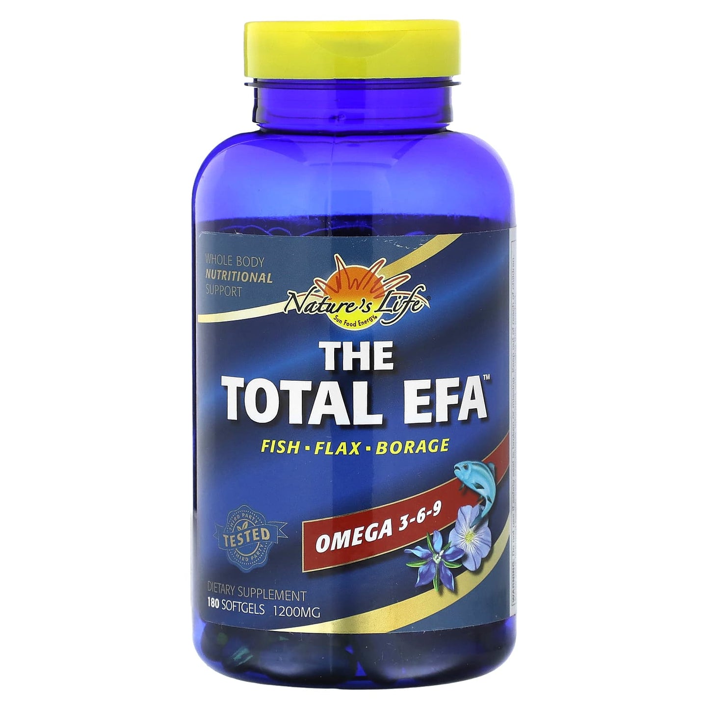 Nature’s Life, The Total EFA, 180 Softgels UPC 010043050948 | HiLife Vitamins