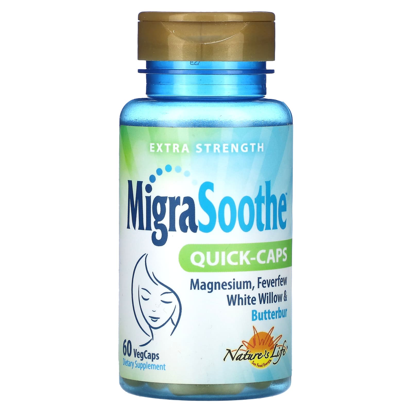 Nature’s Life, Migra soothe Quick-Caps, 60 VegCaps UPC 010043535896 | HiLife Vitamins