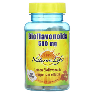 Nature’s Life, Bioflavonoids, 500 mg, 100 Tablets - 040647001510 | Hilife Vitamins