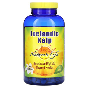 Nature’s Life, Icelandic Kelp, 1000 Tablets - 040647002326 | Hilife Vitamins