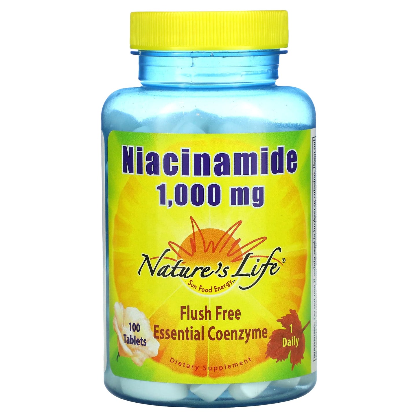 Nature’s Life, Niacinamide 1000mg, 100 Tablets UPC 040647002654 | HiLife Vitamins