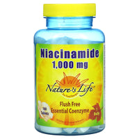 Nature’s Life, Niacinamide 1000mg, 100 Tablets UPC 040647002654 | HiLife Vitamins