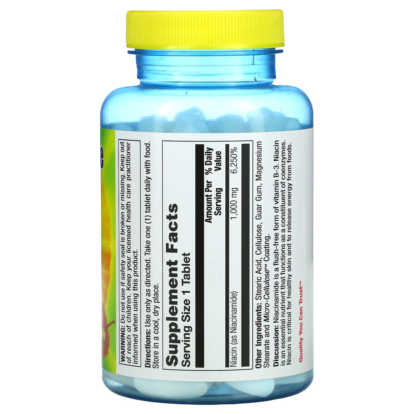 Nature’s Life, Niacinamide 1000mg, 100 Tablets UPC 040647002654 | HiLife Vitamins