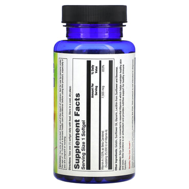Nature’s Life, Beta Carotene 25000 IU, 250 Softgels UPC 040647004047 | HiLife Vitamins