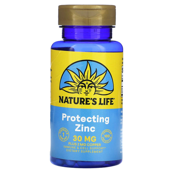 Nature’s Life, Zinc Picolinate 30mg, 100 Capsules - 040647004351 | Hilife Vitamins