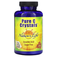 Nature’s Life, C Crystals Pure Unflavored 5000 mg, 8 Oz - 040647005099 | Hilife Vitamins