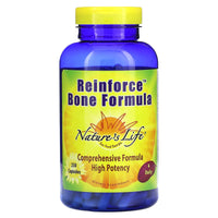 Nature’s Life, Reinforce Bone Formula, 250 Capsules UPC 040647006454 | HiLife Vitamins