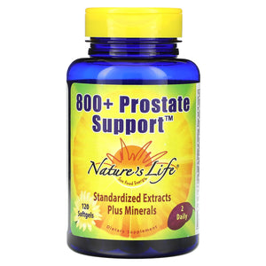 Nature’s Life, Prostate Support 800, 120 Softgels - 040647006584 | Hilife Vitamins