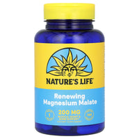 Nature’s Life, Magnesium Malate, 1,300 mg, 100 Tablets UPC 040647006591 | HiLife Vitamins