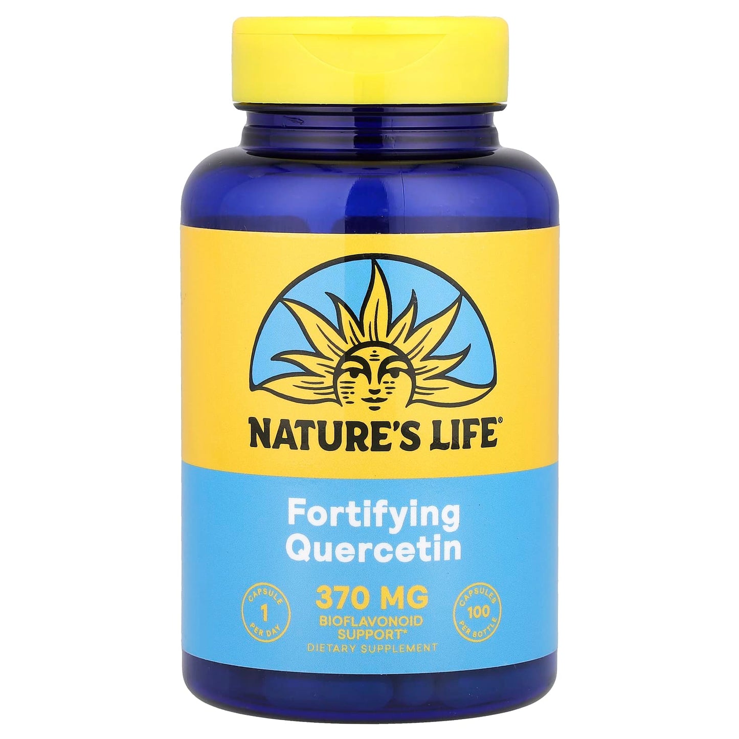 Nature’s Life, Quercetin, 400 mg, 100 Capsules - 040647006706 | Hilife Vitamins