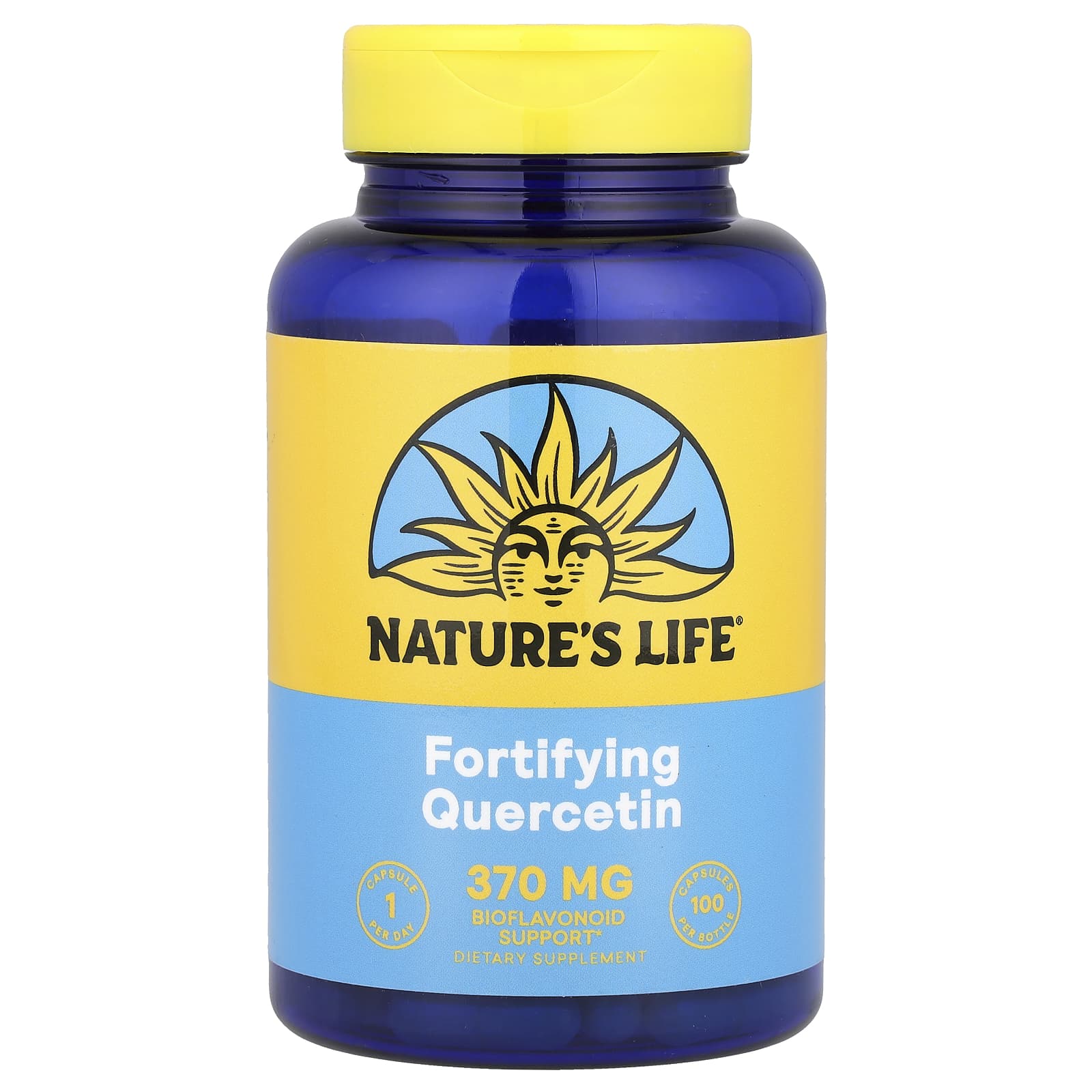 Nature’s Life, Quercetin, 400 mg, 100 Capsules - 040647006706 | Hilife Vitamins