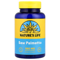 Nature’s Life, Saw Palmetto 580 mg, 100 Vegetarian Capsules UPC 040647006850 | HiLife Vitamins