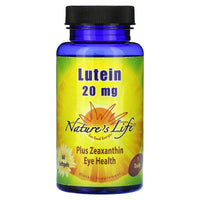 Nature’s Life, Lutein 20mg, 60 Softgels UPC 040647007413 | HiLife Vitamins