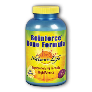 Nature’s Life, Reinforce Bone Formula, 360 Capsules - 040647492585 | Hilife Vitamins