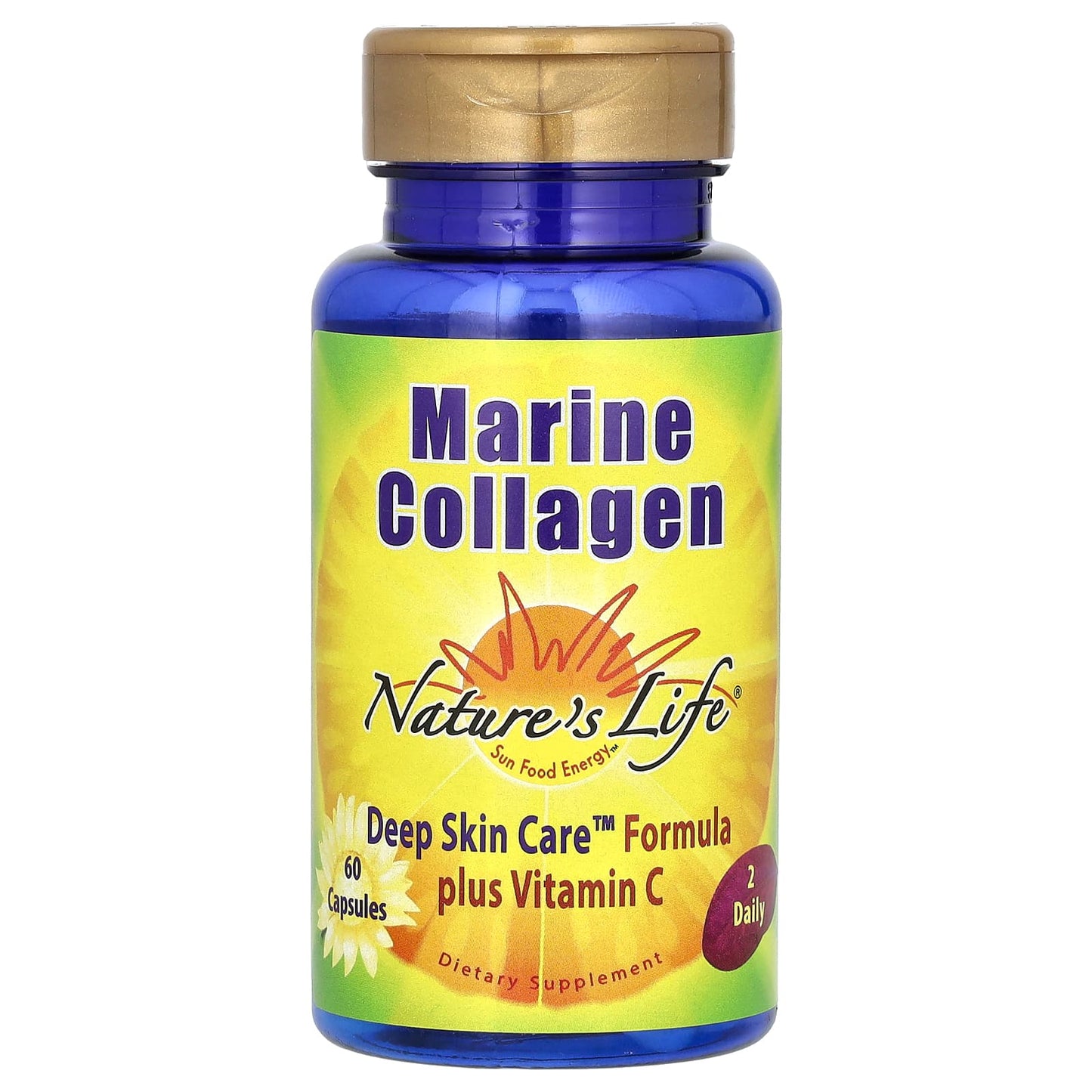 Nature’s Life, Marine Collagen, 60 Capsules UPC 040647906679 | HiLife Vitamins