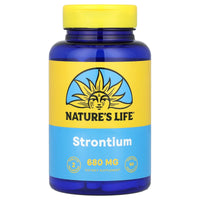 Nature’s Life, Strontium, 60 Tablets UPC 040647914179 | Hilife Vitamins