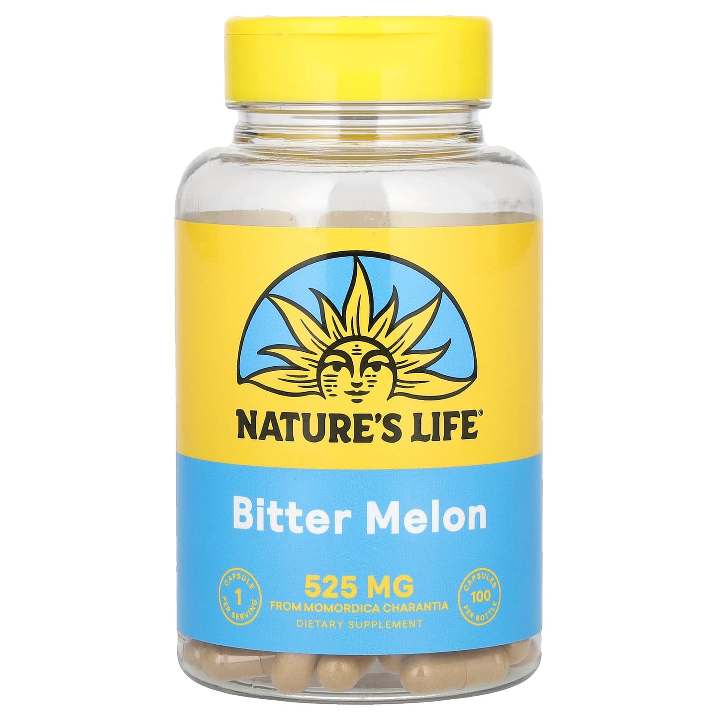 Nature’s Life, Bitter Melon, 525 mg, 100 Capsules UPC 041954396917 | HiLife Vitamins