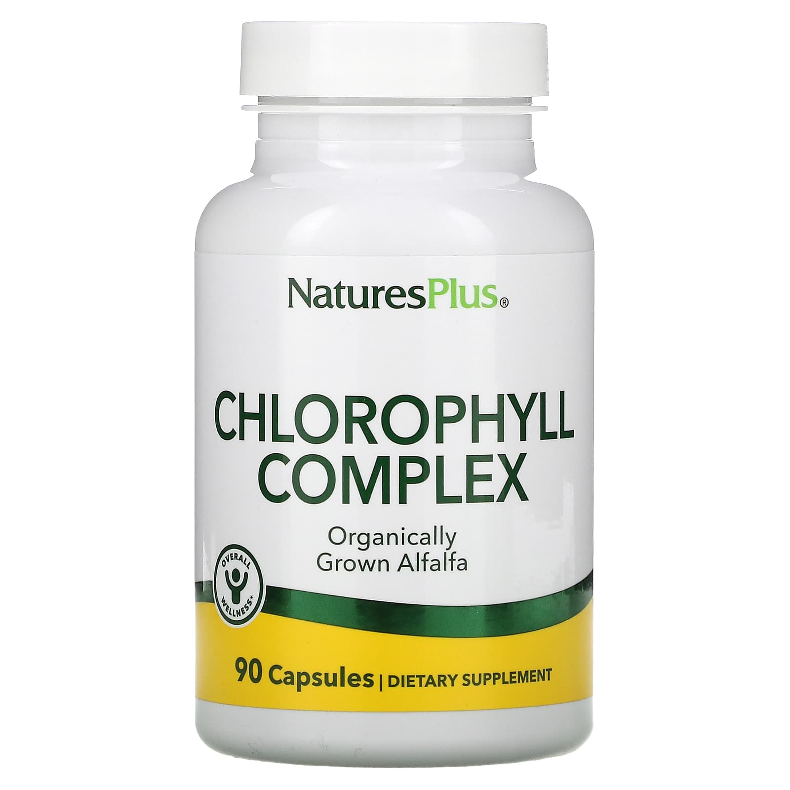 Nature's Plus, Chlorophyll Complex, 90 Capsules UPC 097467010802 | Hilife Vitamins