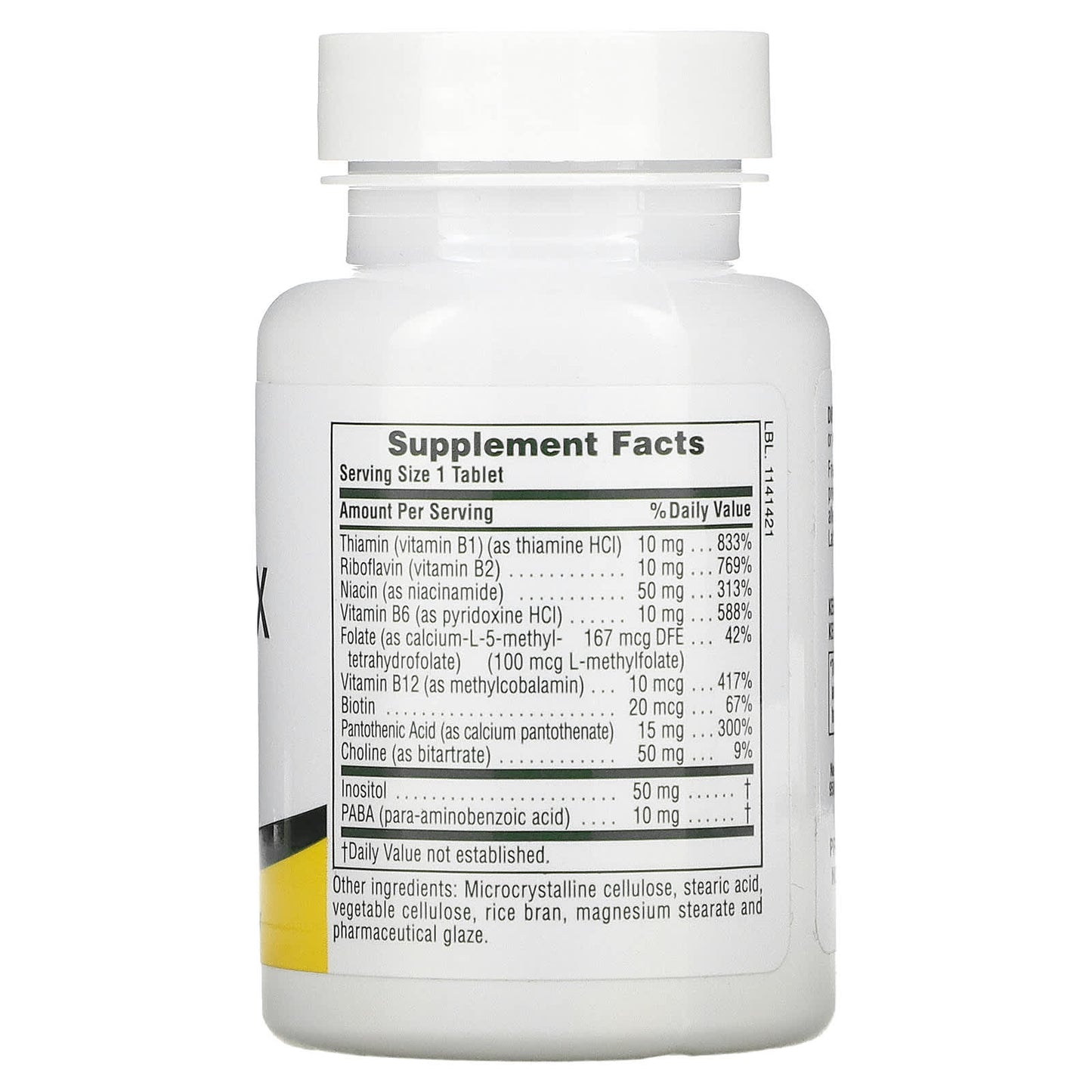 Nature's Plus, B-Complex with Rice Bran, 90 Tablets UPC 097467014800 | Hilife Vitamins