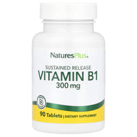 Nature's Plus, Sustained Release, Vitamin B1, 300 mg, 90 Tablets UPC 097467016057 | Hilife Vitamins